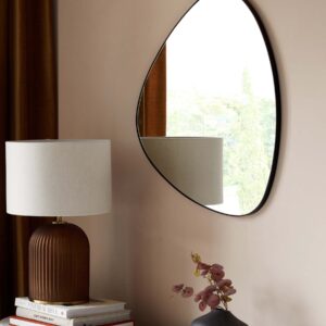 Caspian Small Wall Mirror Black