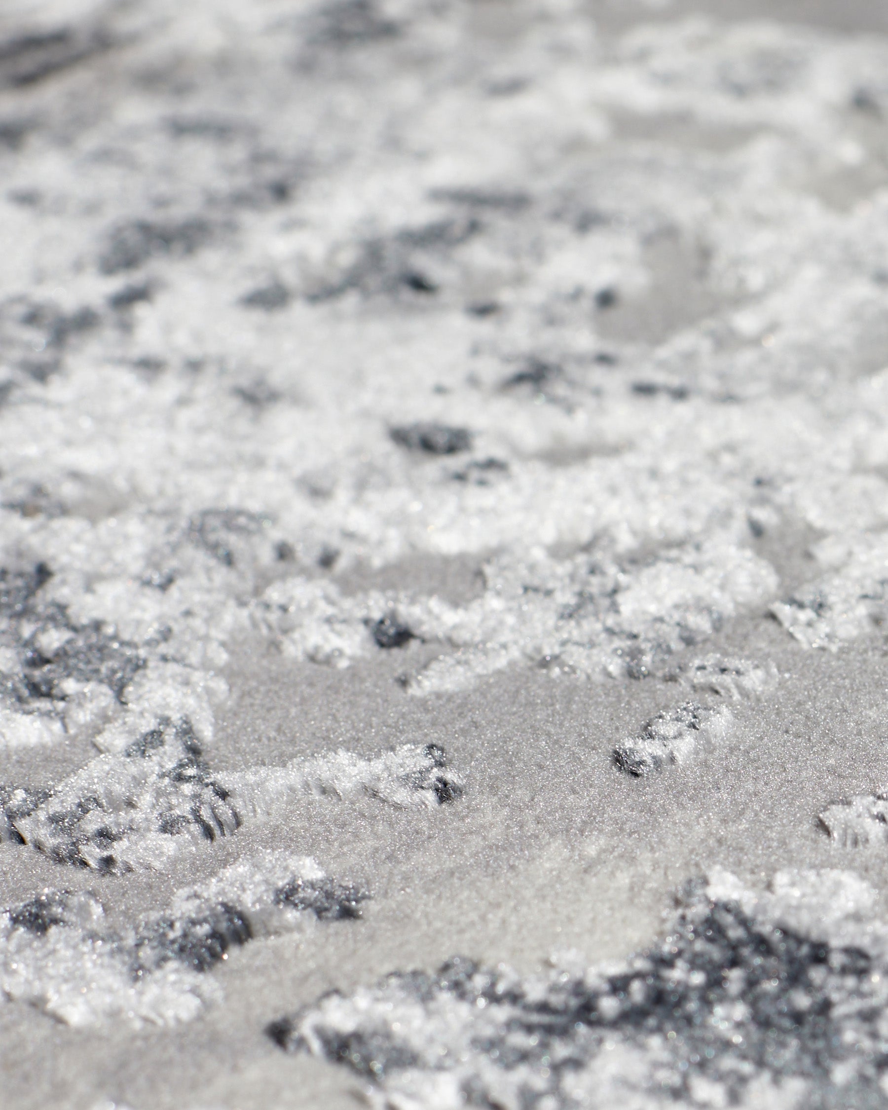 Distressed dark grey textured large rug - Image 6