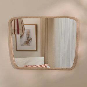Farleigh Large Whitewash Wooden Mirror