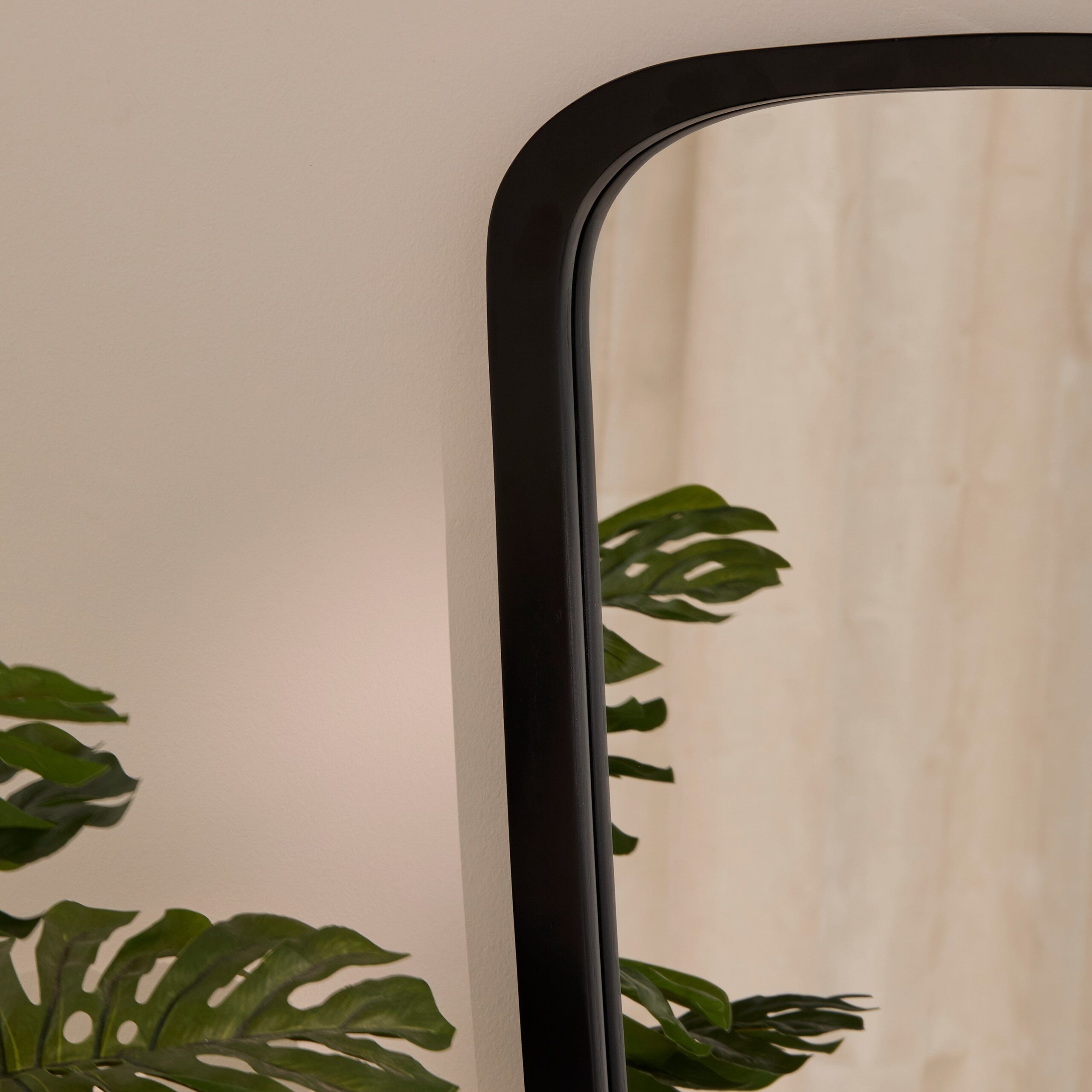 Farleigh Small Black Wooden Mirror - Image 3