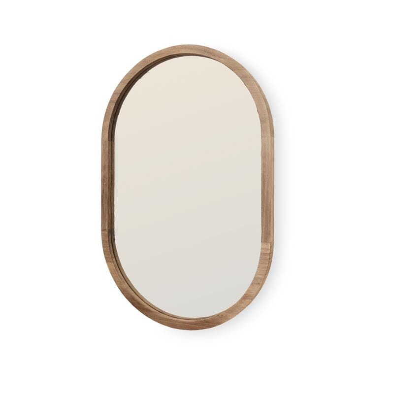 Lowesby 60x40cm Wooden Mirror - Natural - Image 9
