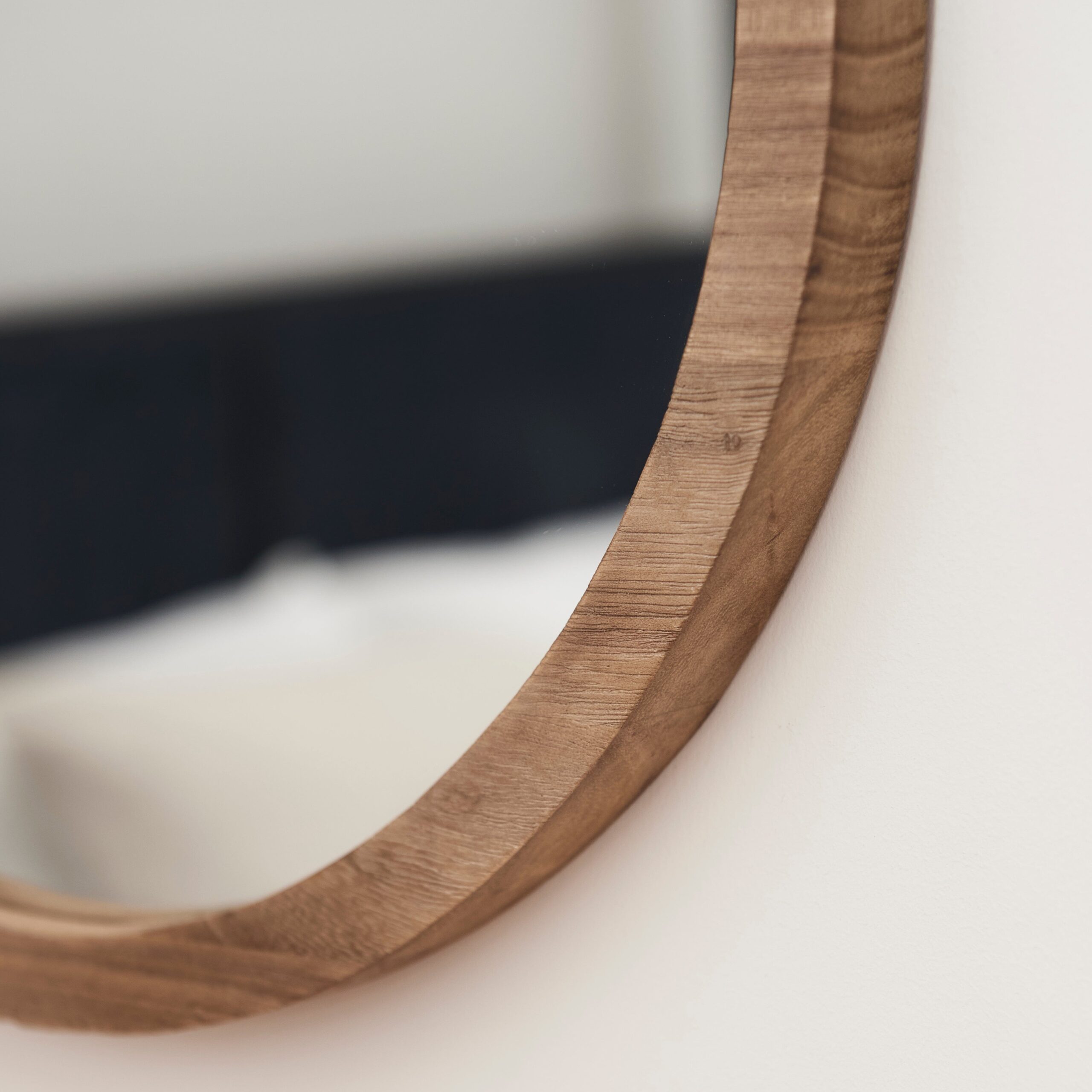 Lowesby 60x40cm Wooden Mirror - Natural - Image 5