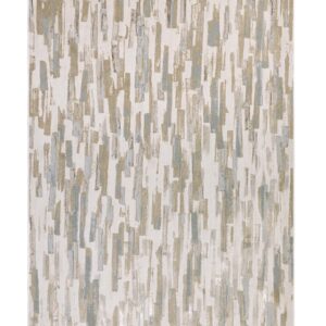 Rowan mixed metallics textured medium rug